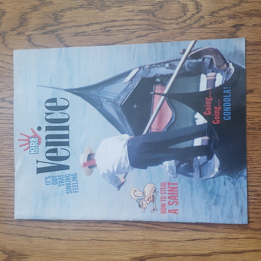 Vintage Y2K Kids Discover Magazine Venice Volume 10 Issue 4 May 2000